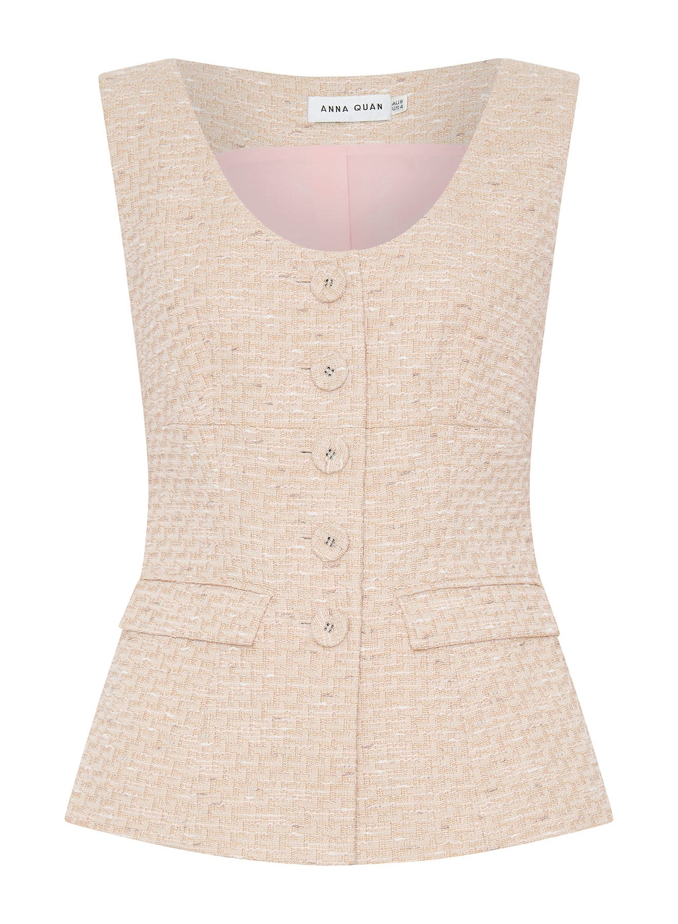 ELOISE TOP (QUARTZ PINK)