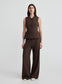 ADAM PANTS (BROWN CHALK STRIPE)