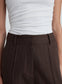 ADAM PANTS (BROWN CHALK STRIPE)