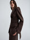 COLIN BLAZER (BROWN CHALK STRIPE)