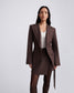 COLIN BLAZER (BROWN CHALK STRIPE)