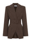 COLIN BLAZER (BROWN CHALK STRIPE)
