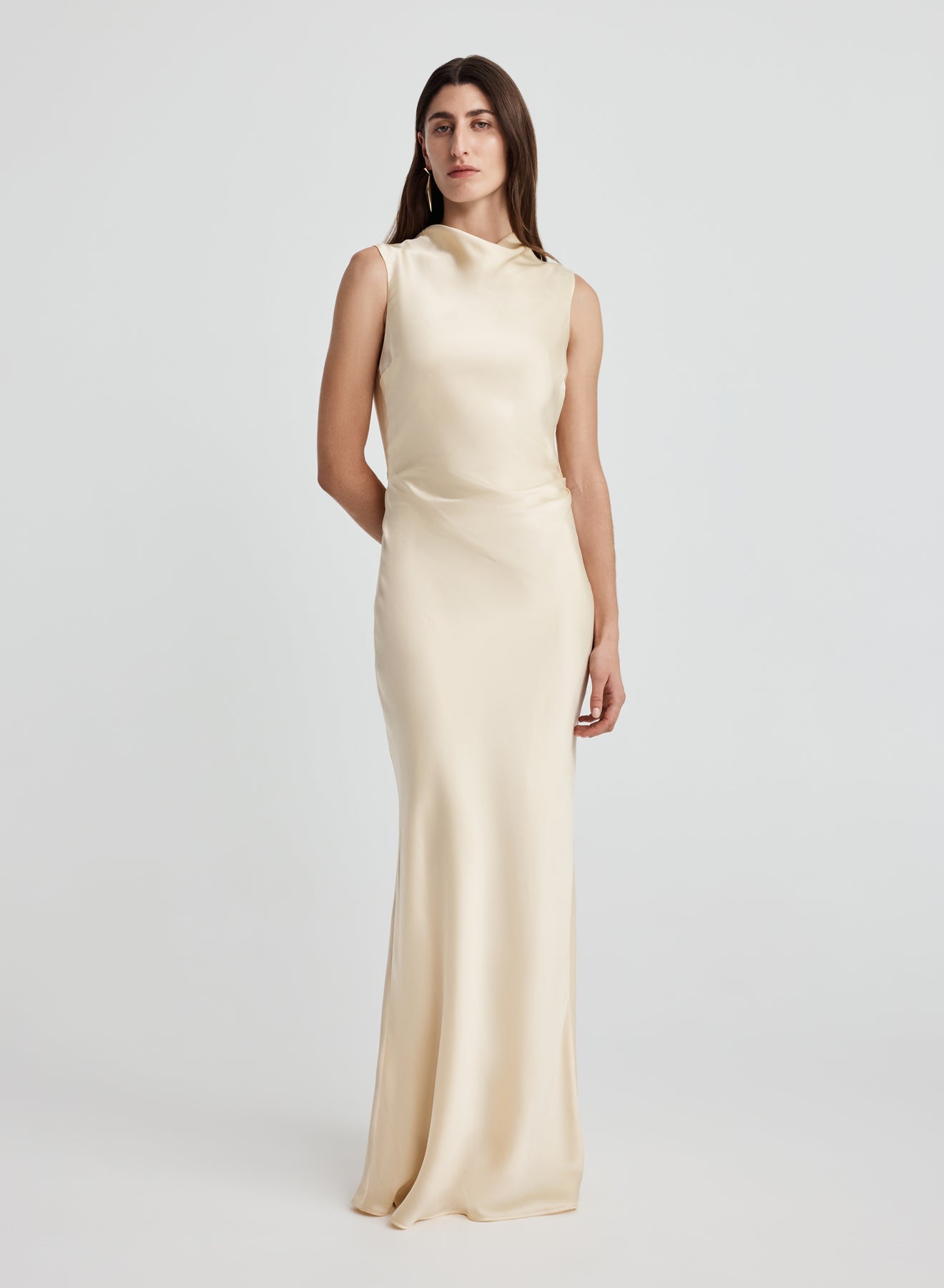 BRIANNA DRESS (BUFF)