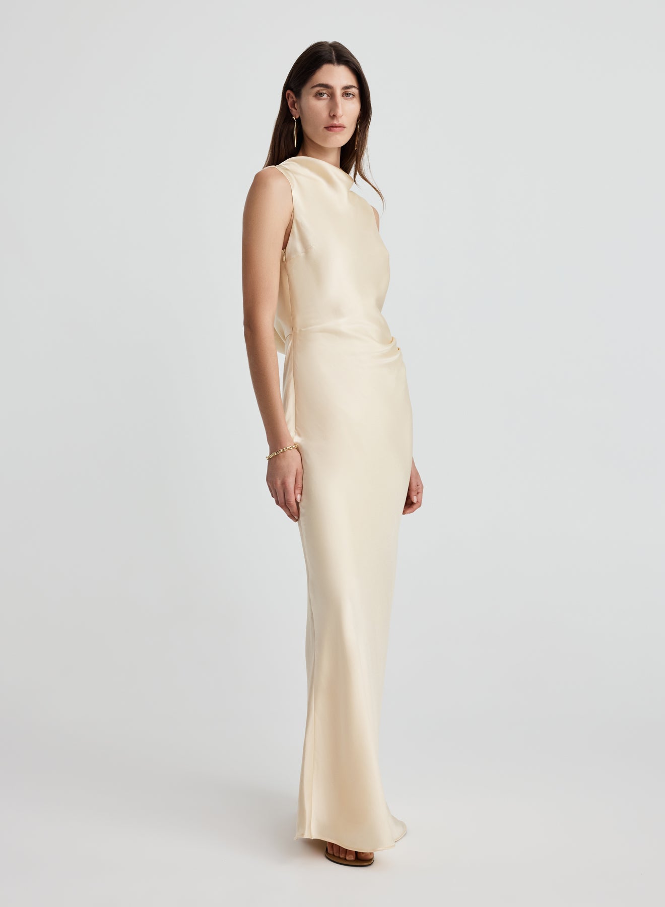 BRIANNA DRESS (BUFF)