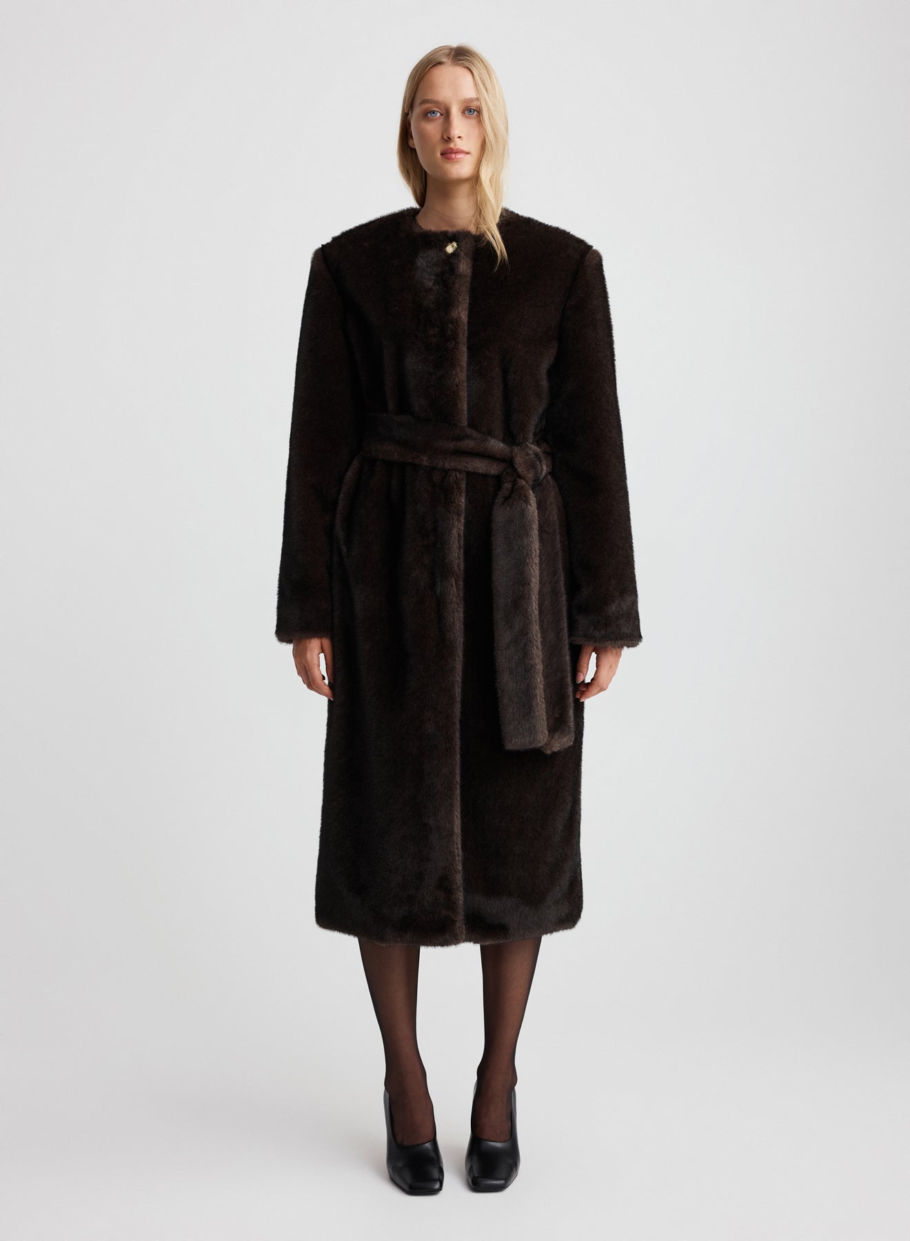 BRAQUE COAT (SMOKE BROWN)