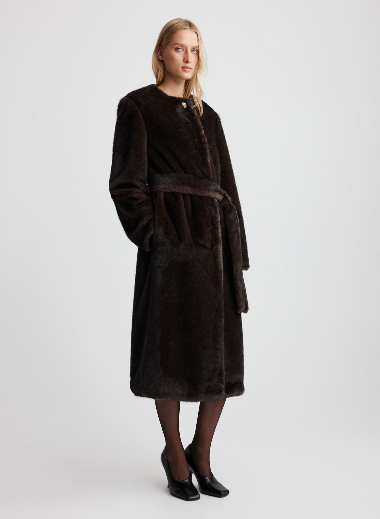 BRAQUE COAT (SMOKE BROWN)