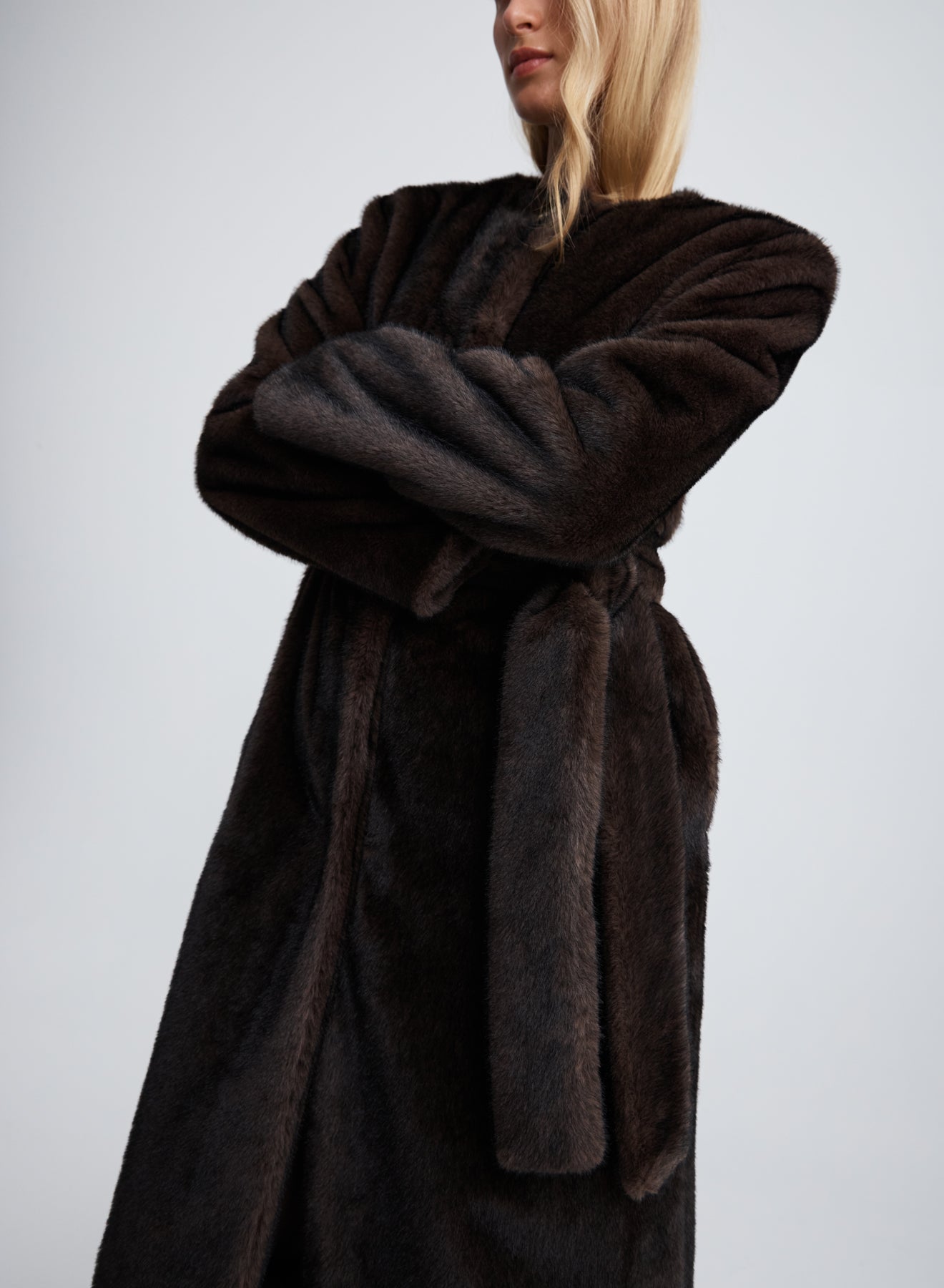 BRAQUE COAT (SMOKE BROWN)