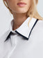 SUAREZ SHIRT (SWAN/NAVY)