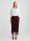 TAWNEY SKIRT (BURGUNDY)