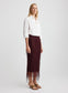 TAWNEY SKIRT (BURGUNDY)