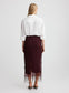 TAWNEY SKIRT (BURGUNDY)