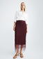 TAWNEY SKIRT (BURGUNDY)