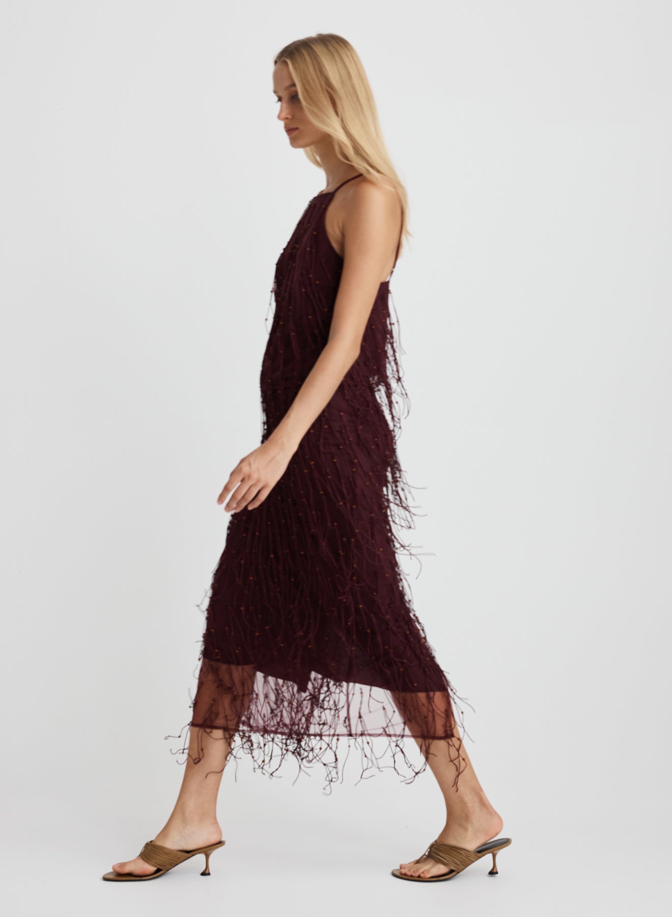 TAWNEY SKIRT (BURGUNDY)