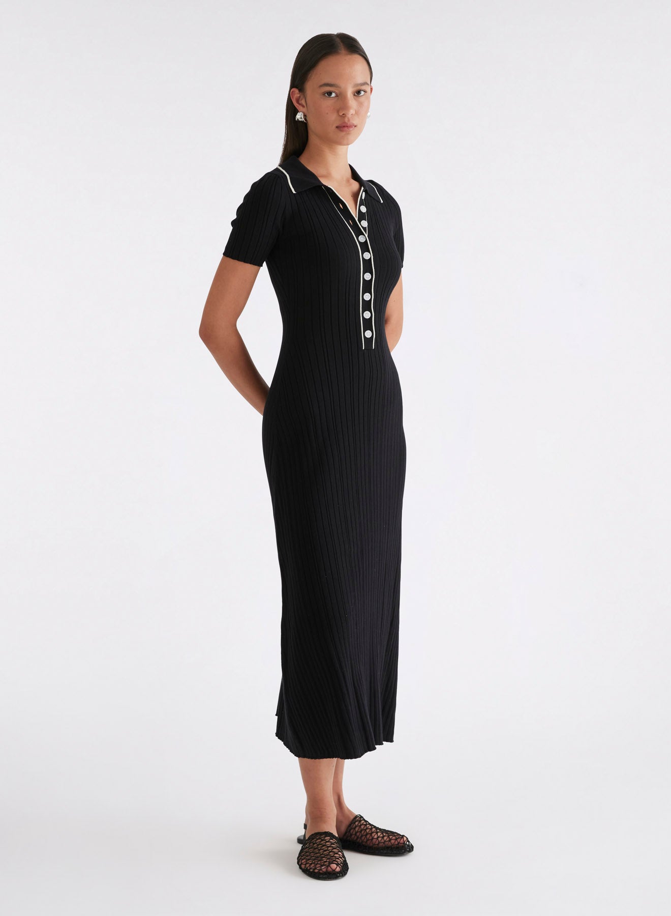 PENELOPE DRESS (RAVEN W/ TRIM)