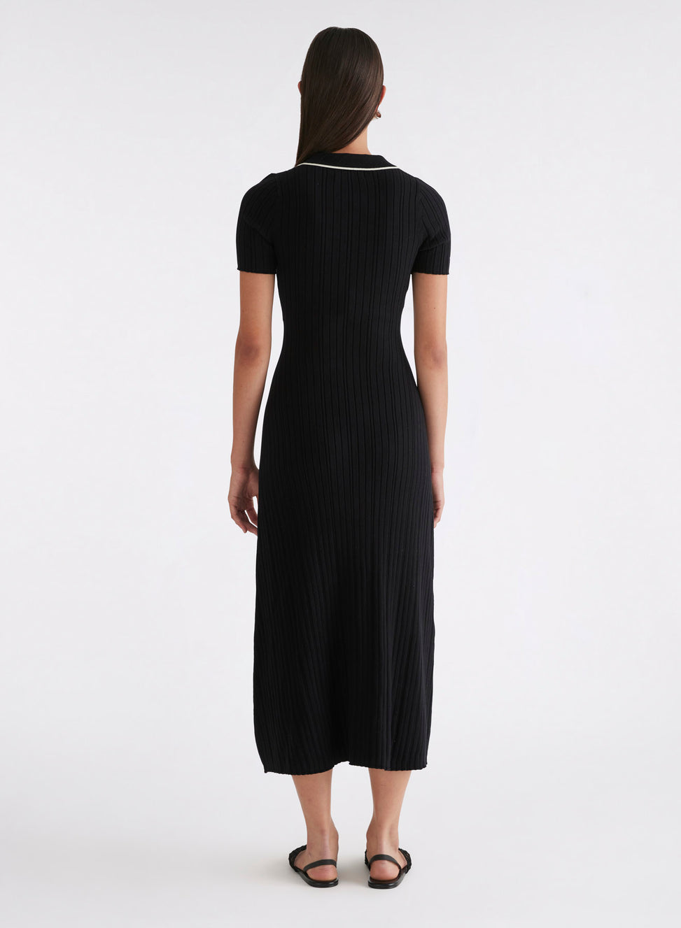 PENELOPE DRESS (RAVEN W/ TRIM) PENELOPE DRESS (RAVEN W/ TRIM)