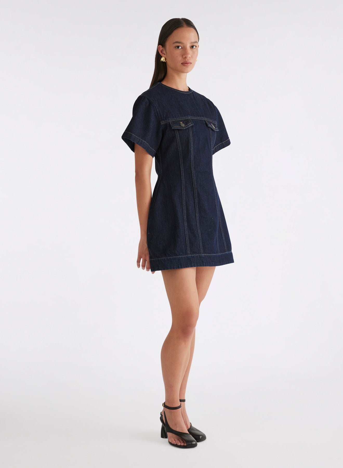 BLAIR DRESS (INDIGO)