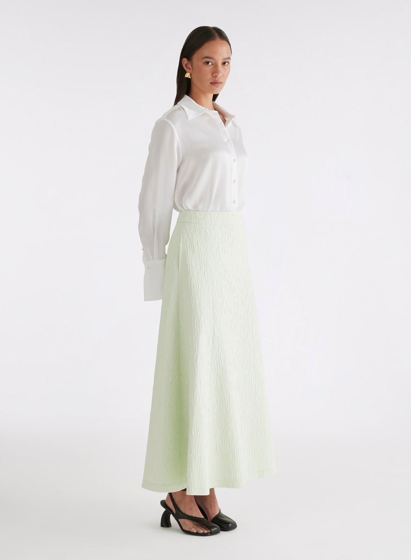 CLARA SKIRT (PISTACHIO)