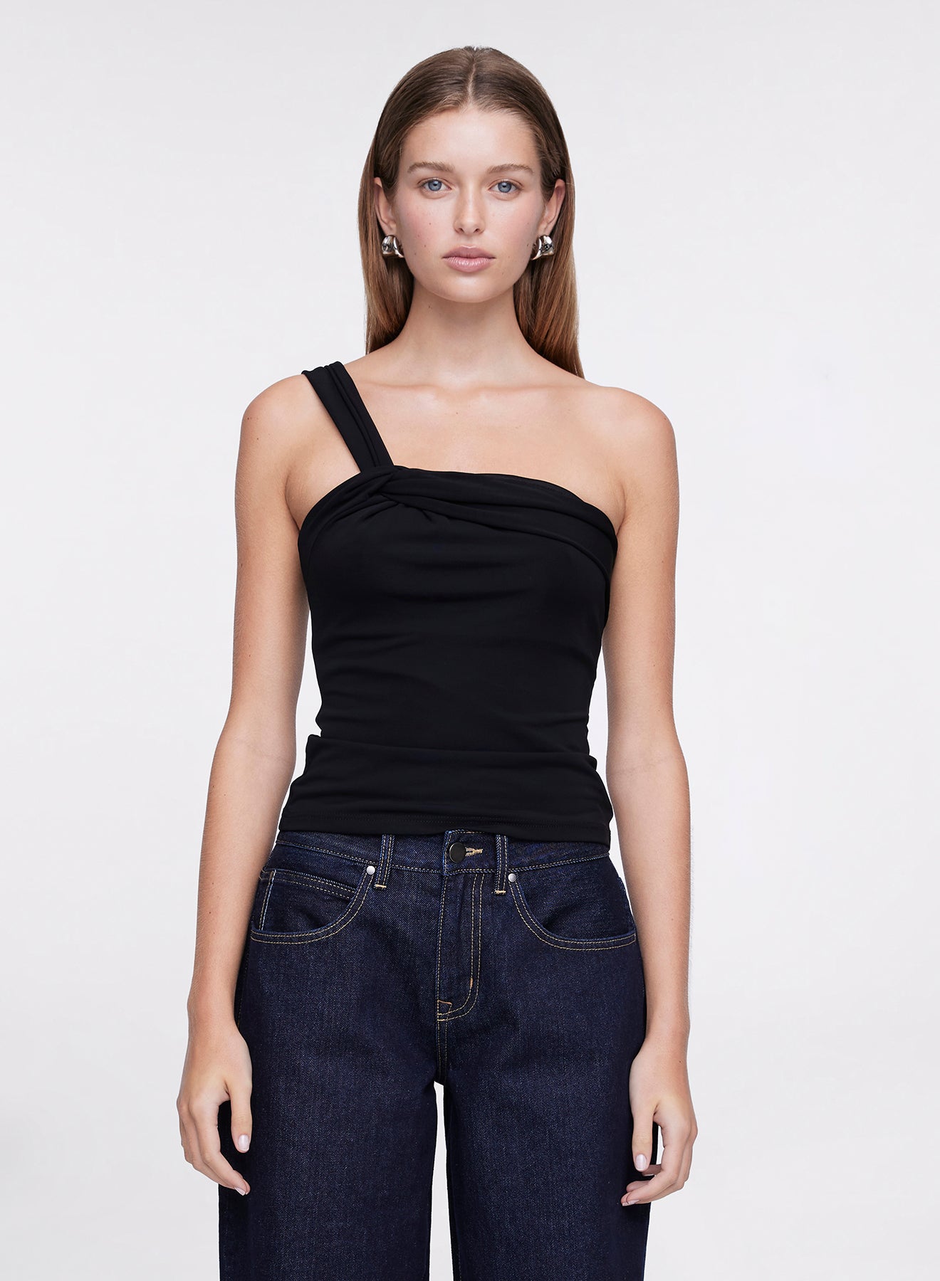 RITA TOP (BLACK VISCOSE)