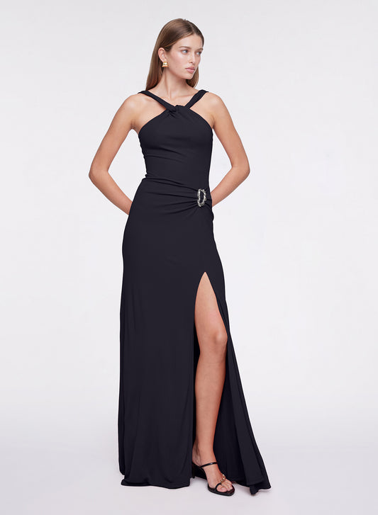 SAMARA DRESS (BLACK VISCOSE)