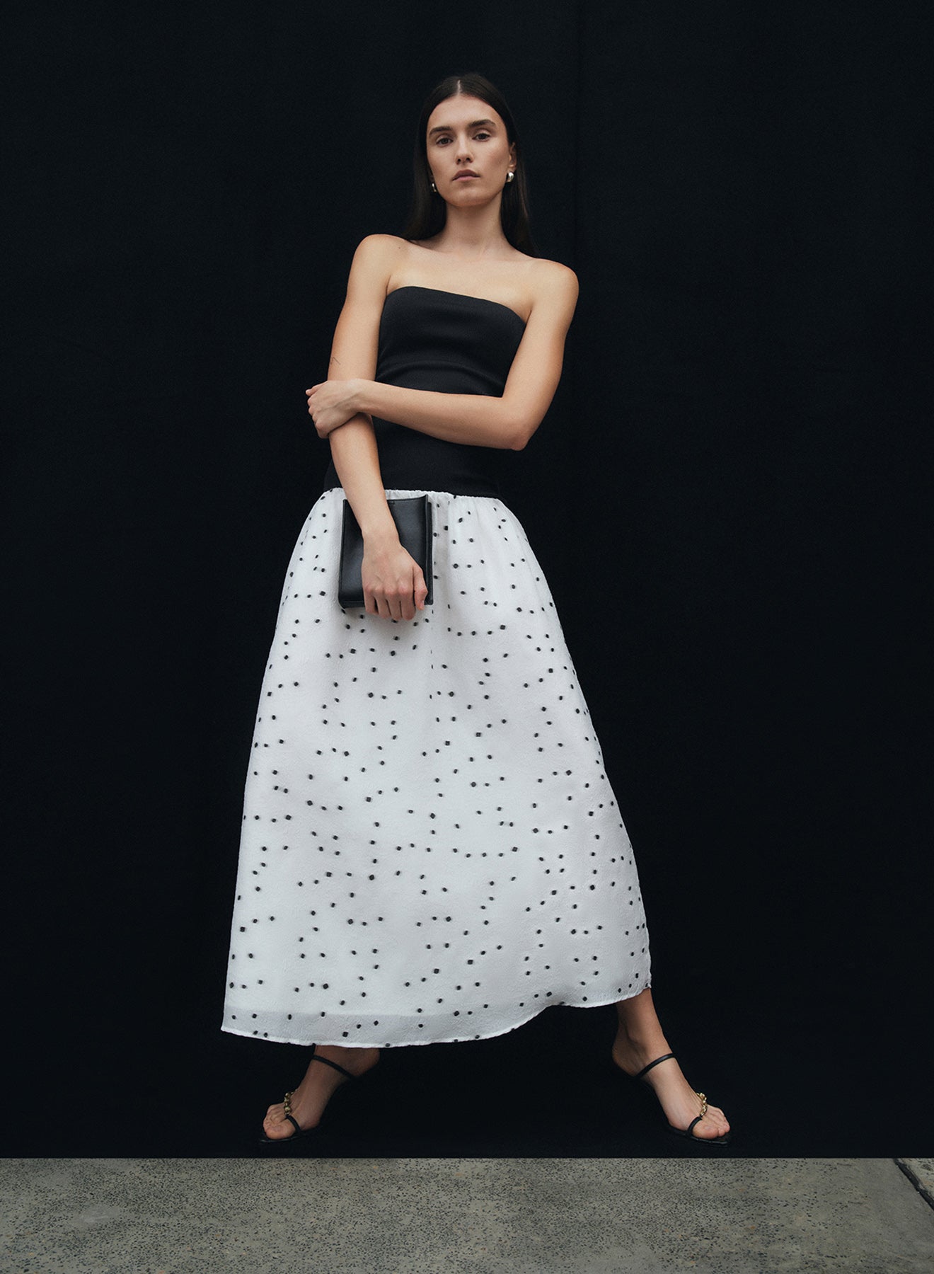 AMYRA DRESS (VACATION SPOT/EBONY)