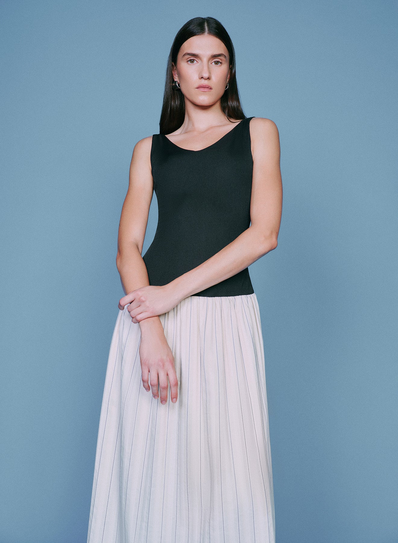 AINSELY DRESS (MARSEILLES STRIPE)
