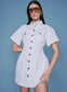 OLLIE DRESS (WHITE DENIM)