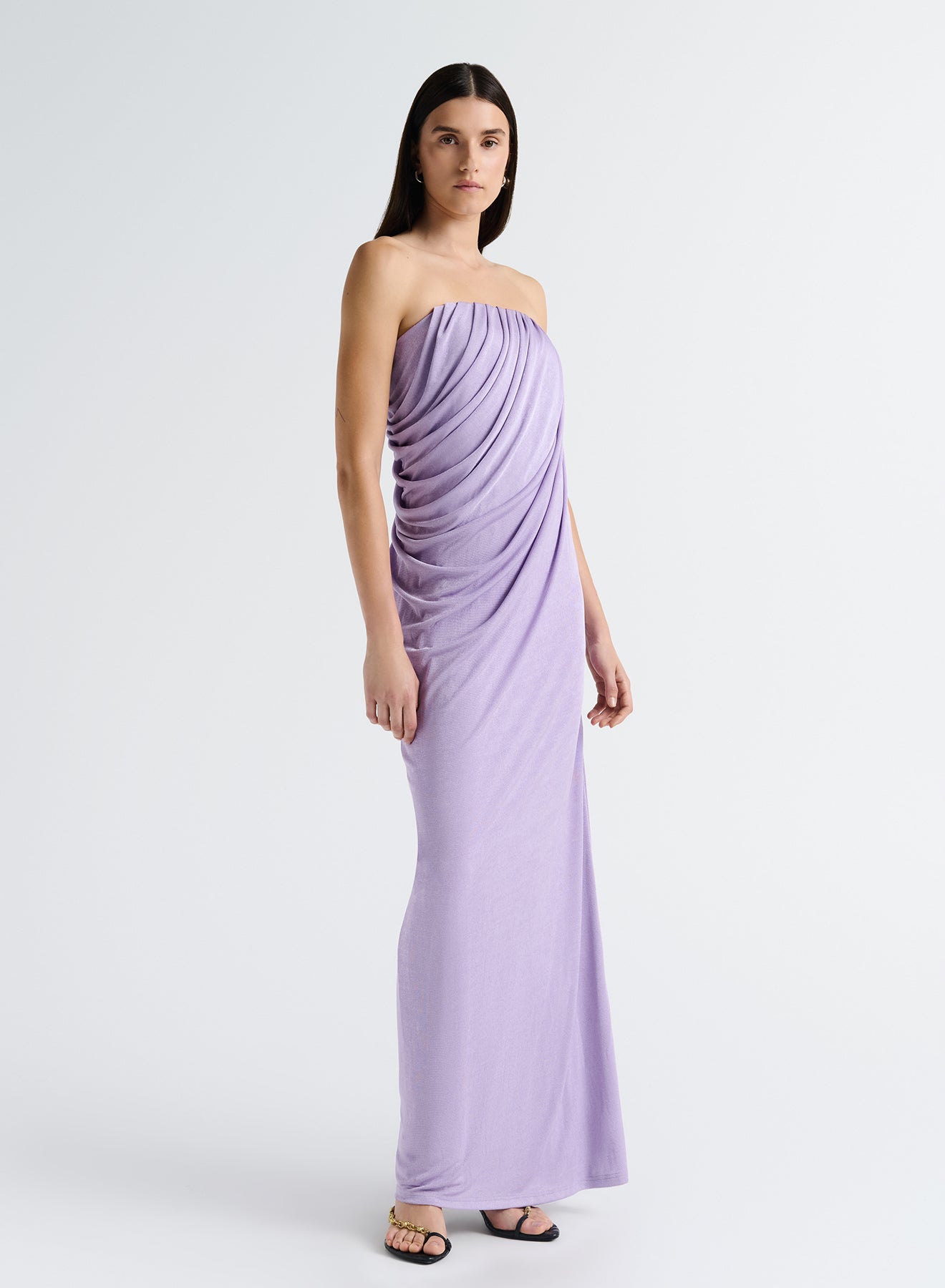 anna Anna Quan Amyra Strapless Cotton-Blend Maxi Dress – T²