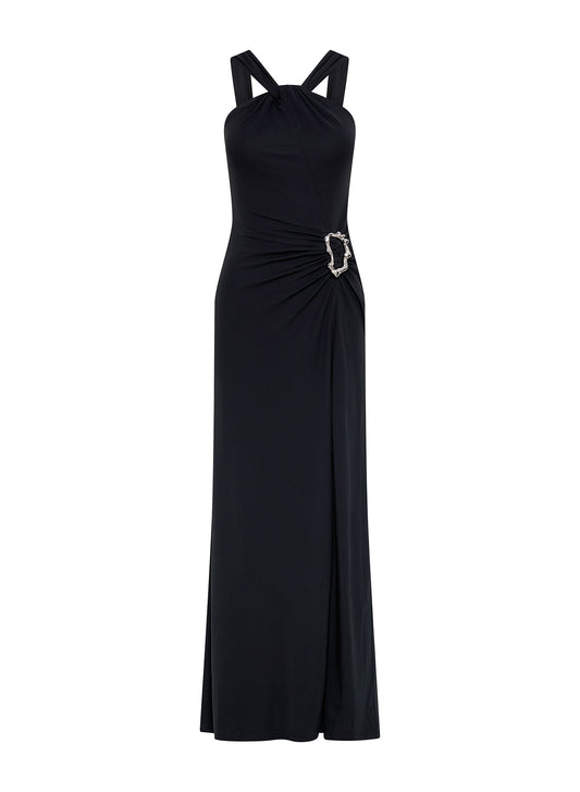 SAMARA DRESS (BLACK VISCOSE)