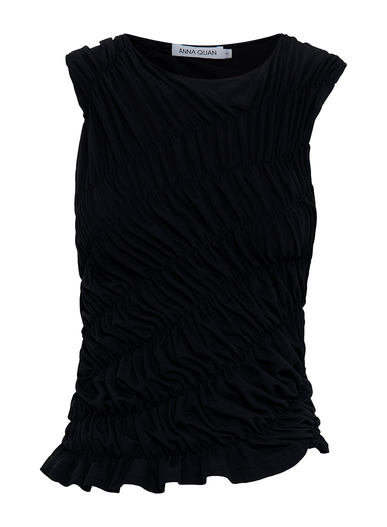 MEMIE TOP (BLACK VISCOSE)