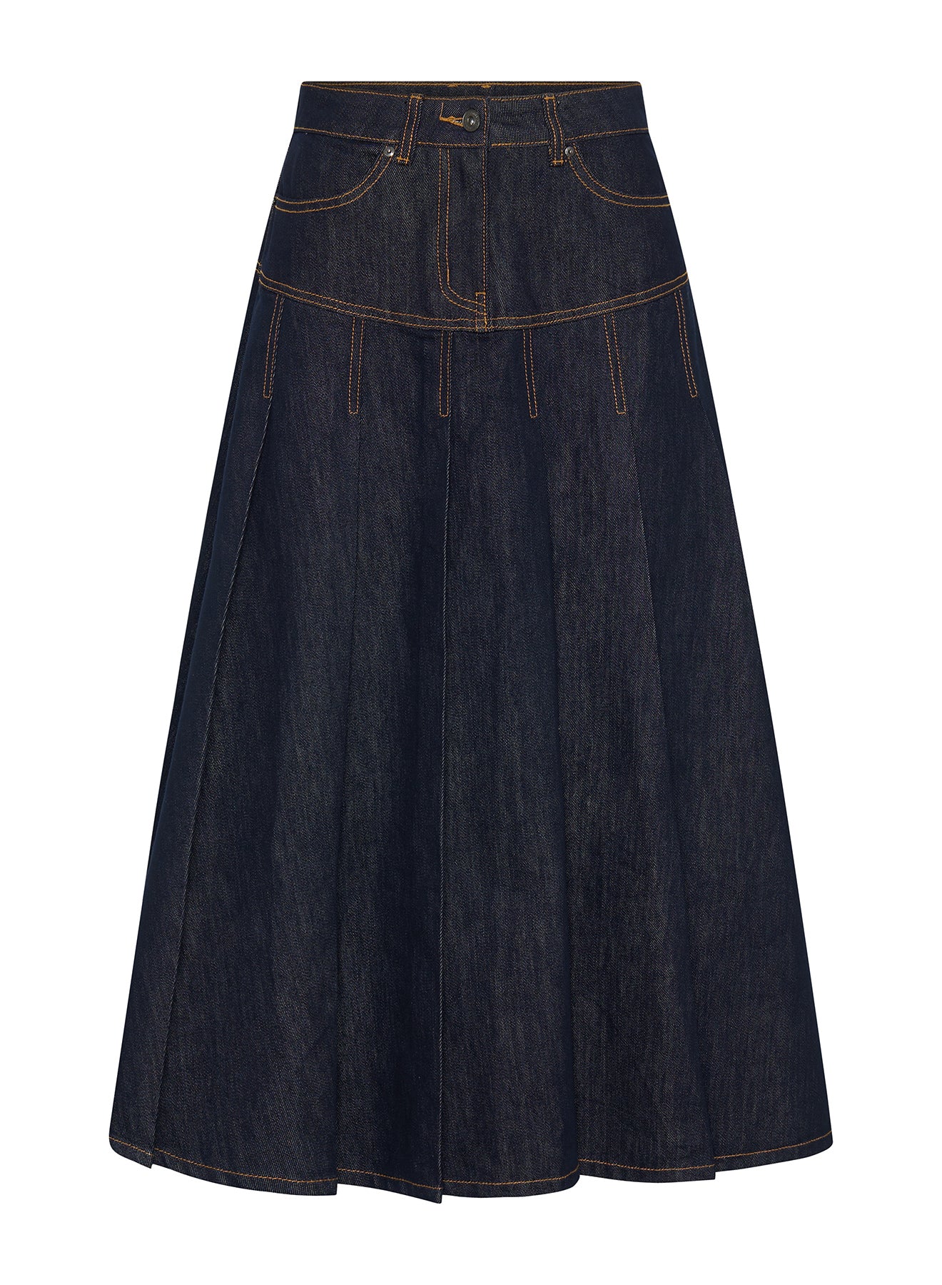 LOGAN SKIRT (DARK INDIGO) – ANNA QUAN US