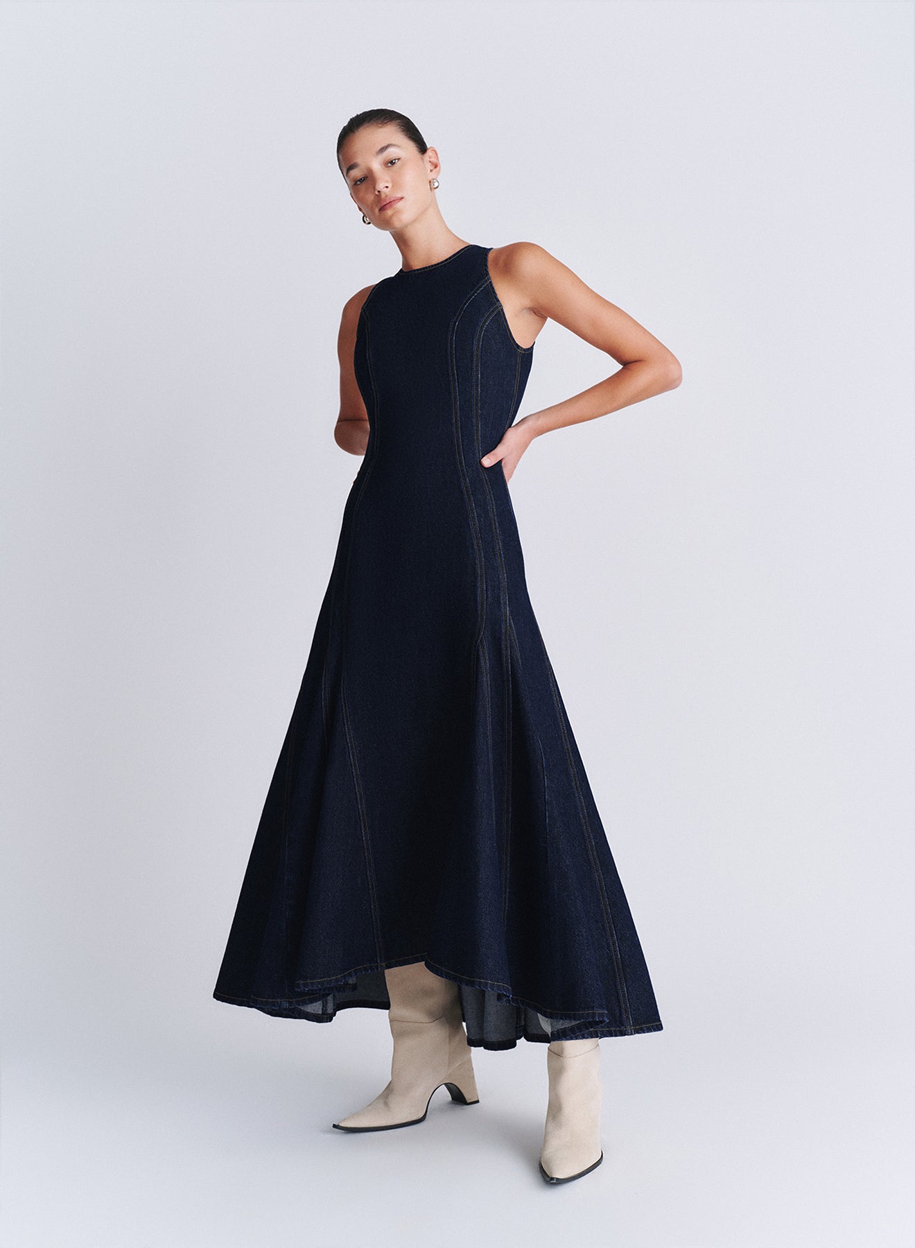 BIANCA DRESS (INDIGO)