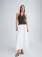 VERONICA DRESS (SWAN/DARK COCOA)