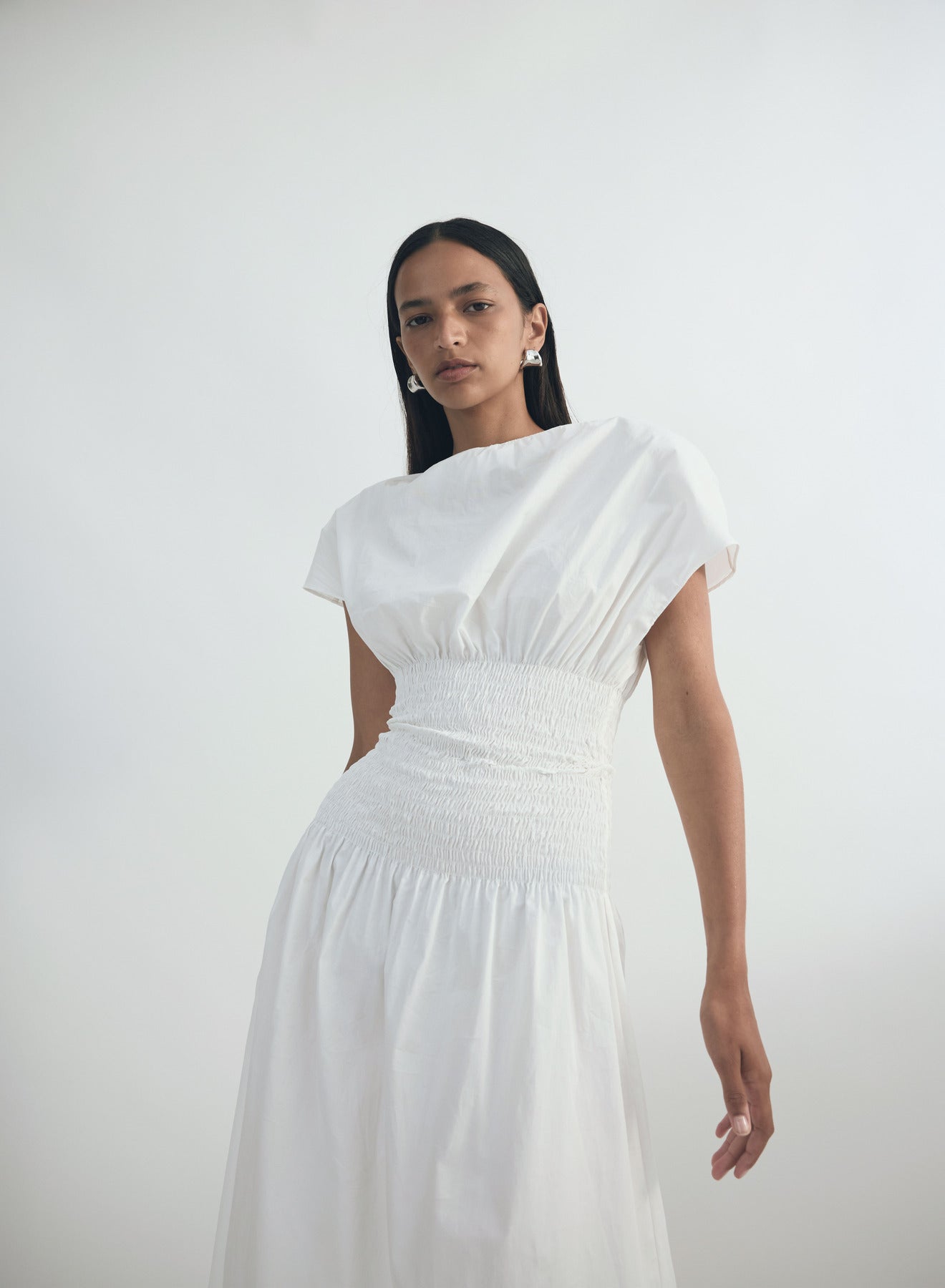 AVA DRESS (SWAN)