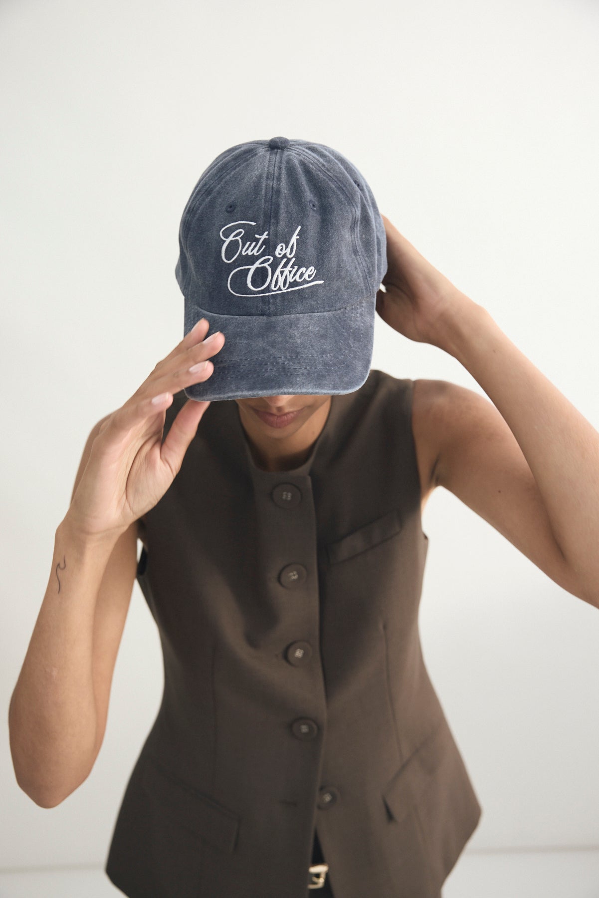 OUT OF OFFICE CAP (BLUE)