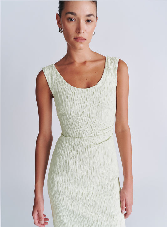 OLIVIA DRESS (PISTACHIO)