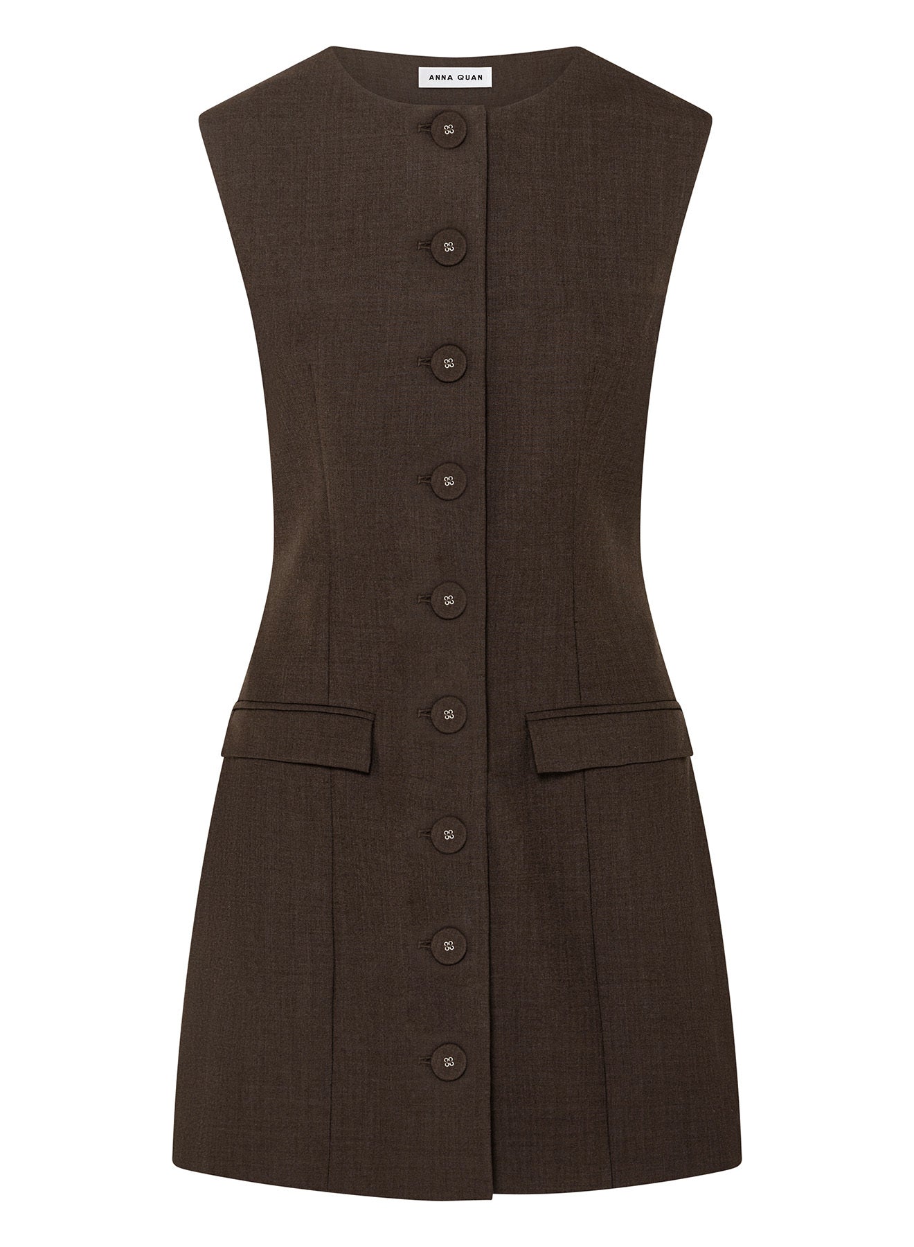 SOFIA DRESS (CHOCOLATE) – ANNA QUAN US