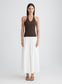 VERONICA DRESS (SWAN/DARK COCOA)