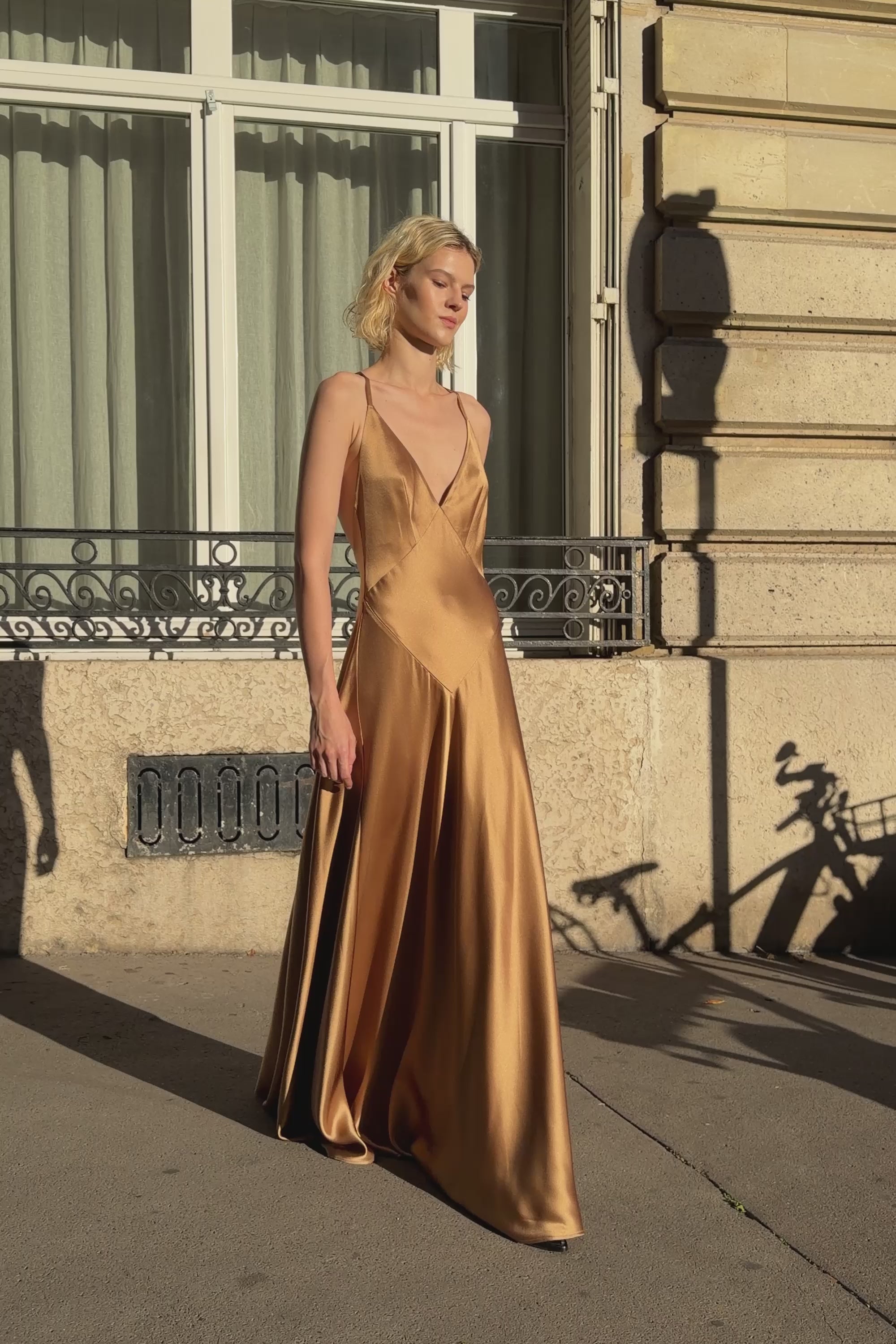 Posey Dress - Bronze