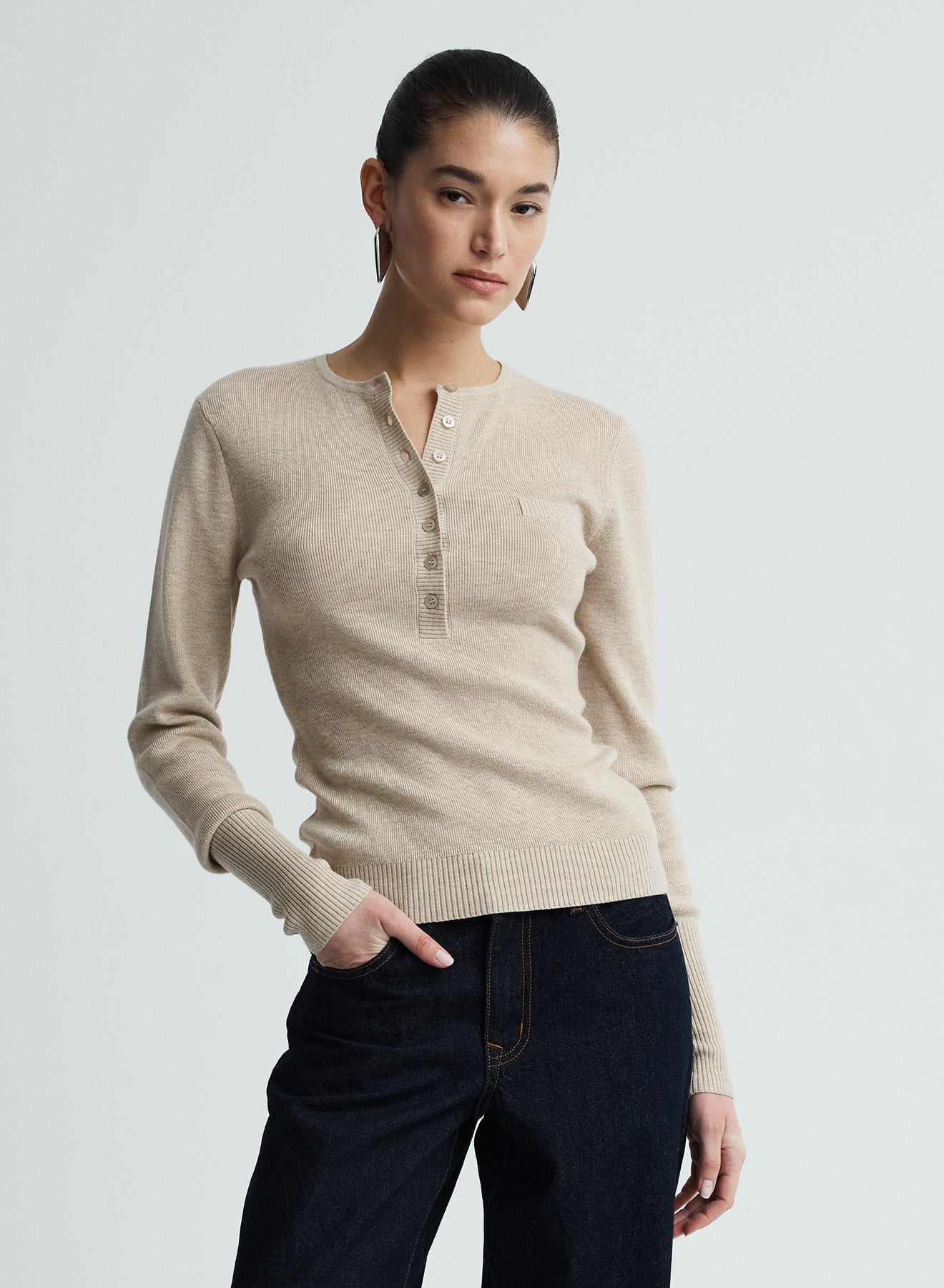 MILA TOP (ALMOND)