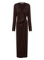 HARLOW DRESS (SHAVED CHOCOLATE)