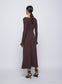 LARISSA DRESS (DARK CHOCOLATE)