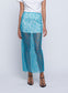 CARMELA SKIRT (TEAL LACE)