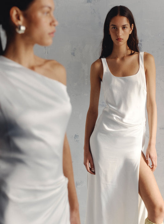 ETTA DRESS (IVORY)