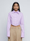 FRANKIE SHIRT (LAVENDER W/TOPSTITCH)